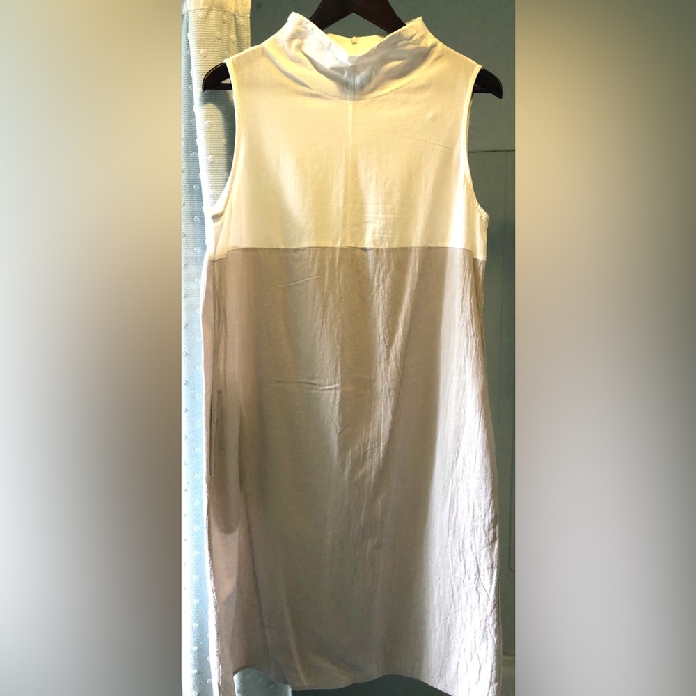 MISSLOOK Sleeveless Cotton Midi Dress